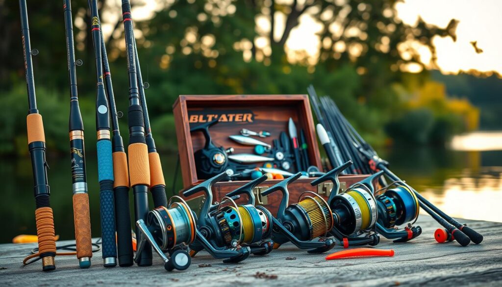 best bass lake tackle rods and reels